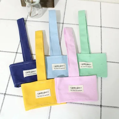 Hot Sale Canvas Bag Reusable Canvas Cup Sleeve