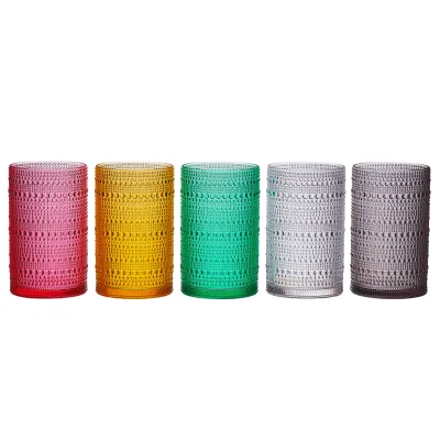 Plastic Cocktail Glasses-unbreakable Crystal Design-highball Cocktail Drinking in Summer-bpa Free and Dishwasher Safe-17oz