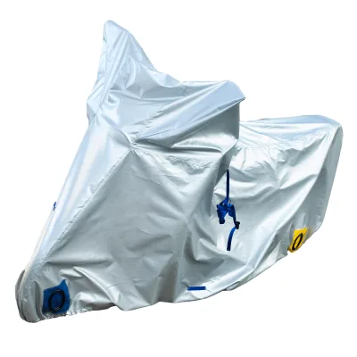Heavy Duty Waterproof Motorcycle Cover Custom Logo Durable 420D Polyester Motorcycle Cover With Lock Hole
