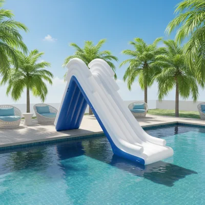 Boat Inflatable Floating Pool Inflatable Dock with Seat Inflatable Yacht Slide with Cheap Price