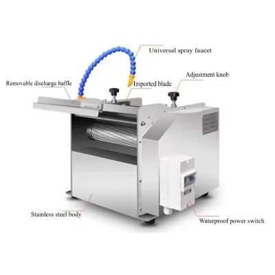Electric Low Noise Farm Squid Skin Peeler