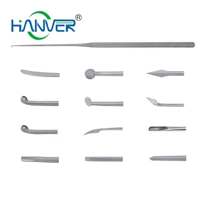 Stainless Steel Reusable Micro Ear Hook Medical Supplies Ear Hook Otoscopy Instruments