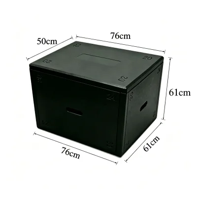 CHOOYOU EPP Adjustable Height Plyometric Jump Box for Fitness and Functional Training Functional Training Plyo Boxes