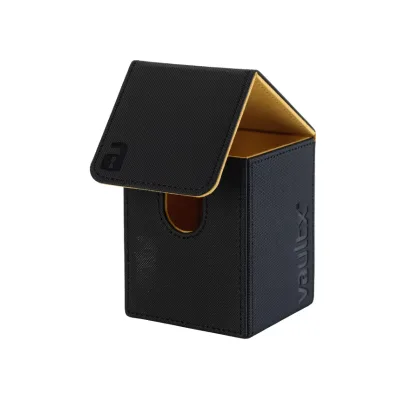 Custom Embossed Pu Card Deck Box Hidden Magnet Lock Fit Standard Sleeved Sports Cards Desktop Game Tidy Storage case