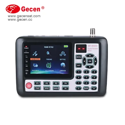 GECEN DVBS2 Dish Satellite Finder Prices Full Color LCD Show Picture SF-6500