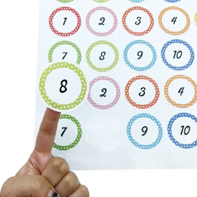 Factory Customized Eco-Friendly Waterproof Paper/PP Adhesive Sticker Sheet Label