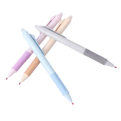 Innovative Cartoon Design Easy to Erase Heat Sensitive Friction Erasable Gel Pen With Cat Decoration Gift for Students
