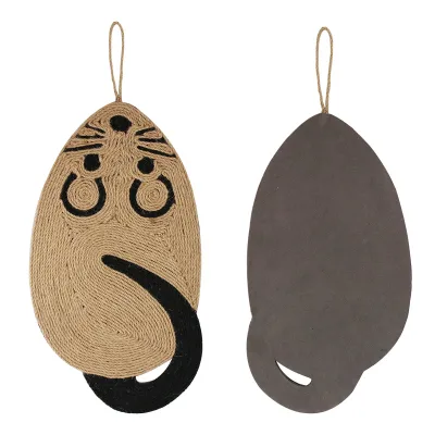 Factory Direct Supply Modern Style New Mouse Sisal Cat Scratching Mat Scratch-Resistant Cat Toys Wholesale Stock Cat Supplies