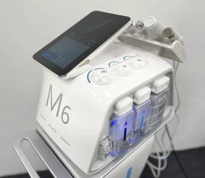 Newest 6 in 1 Facial Hydra Pore Removal Oxygen Jet Skin Care Dermabrasion Machine Hydrafacials Jet Peel Machine