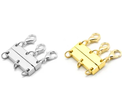 Stainless Steel Clasp Necklace Clasp Multiple Necklet Separator Layering Necklaces Layering Clasps