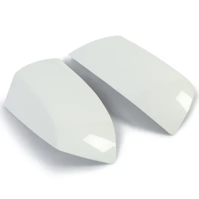LH & RH White Mirror Caps Replacement for Toyota Tundra Sequoia 11-19