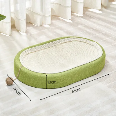 Direct Factory Supply Extra Large One-Piece Cat Scratching Board Wear-Resistant Sisal Non-Shedding Cat House Cat Trees Scratcher