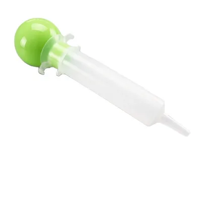 TTT Disposable Silicone+PVC Soft Bulb Syringe Class II Medical Device 90/140ml ISO 13485 Certified EO Gas Sterilized for
