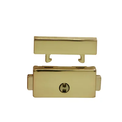 Latest Light Golden Zinc Alloy Mortise Lock for Small Wooden Box