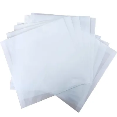High Quality 12 Inches LP Glassine Translucent Glassine Paper Record Sleeves