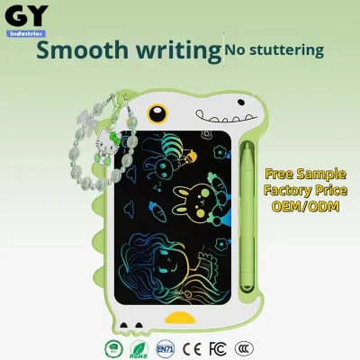 GY 6.5inch LCD Plastic Writing Tablet Doodle Erasable Drawing Board for Children Students Educational Gift Animal Themes
