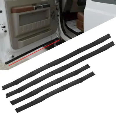 Lower Door Weatherstrip Seal Trim Rubber Compatible with Ford F250 F350 F450 F550