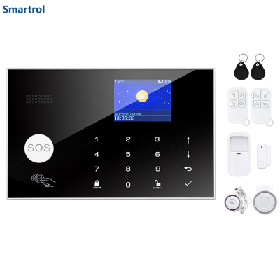Alarm Burglar GSM Wifi PIR Detector System Smoke Detector Burglar Alarm Smart Home Security