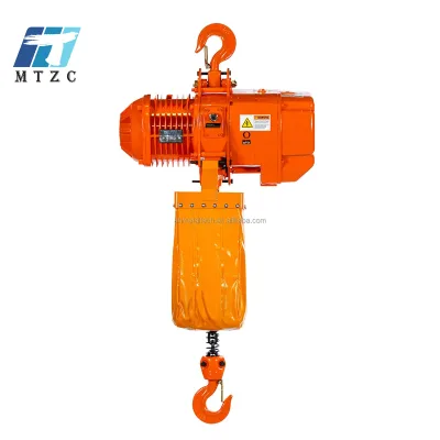 MT Factory Wholesale Run Steadily Fire Proof Motor HHBB 0.5t 1t 1.5t 3-9m Hook Fixed Type 2.5t 3kw Electric Chain Hoists