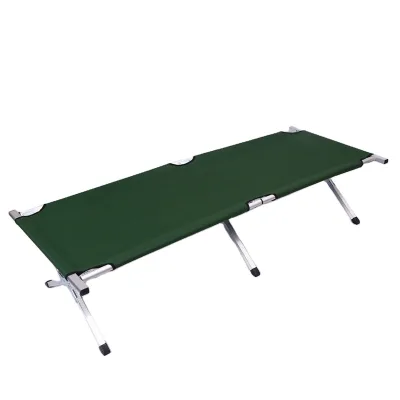 Factory Wholesale Hot Selling Outdoor Lightweight Steel or Aluminum Camping Bed