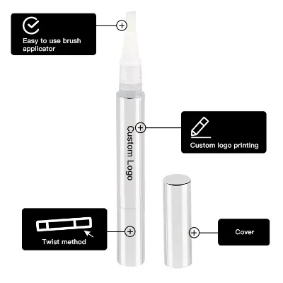 Red Color Pen Teeth Whitening Gel Pen Extra Strong White Tooth Whitener Delicate Stain Remover
