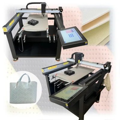 Automatic Car Seat Leather Punching Machine Leather Shoe Punching Machine Leather Belt End Punching Machines