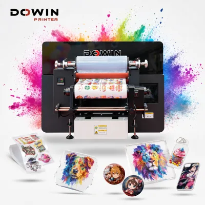 Commercial Professional A3 UV Inkjet Printer with Vacuum Suction Platform for Multi Material Custom Printing Solution