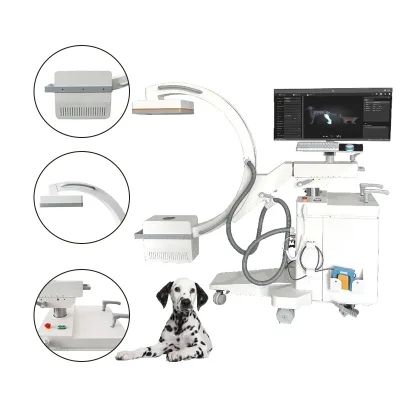 IN-5KW-P Digital Radiography X-ray System 5kw Fluoroscopy Mobile C Arm X Ray Machine