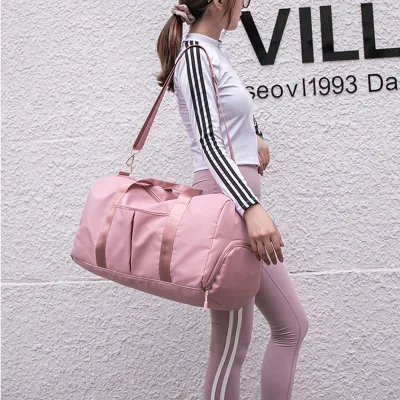New Pilates Gym Bag for Women Wet Dry Compartment Waterproof Large Capacity Yoga Swim Travel Bag Wholesale OEM Custom Logo