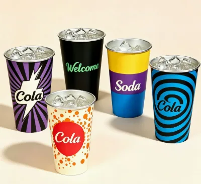 Anodized Aluminum Beer Mug, Creatively Personalized Metal Cup, Restaurant Cold Drink Cup, logo Can Be Printed