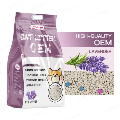 Direct Selling Stick Together Fast Absorbs Water Fast Kitty Sand Scent Lock Strong Efficient Deodorization Bentonite Cat Litter