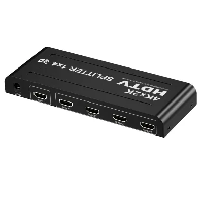 OEM 1x4 HDTV Video Splitter 4K 30Hz for HDTV Industry Corporate Conference
