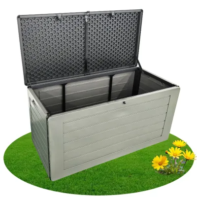 Winslow & Ross-A Heavy Duty Garden Storage Deck Box Plastic Container Large Outdoor Organizer Plastic Boxes With Lid