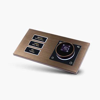 Factory Supply 86Mmx86Mm Aluminum Alloy Light Curtain Air Conditioner Control Smart Home Switch Control System