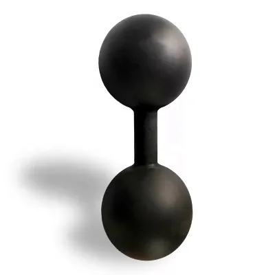 High Quality Training Equipment Customized Black Dumbbells