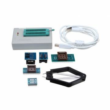 Original minipro TL866A/TL866II Plus USB Universal programmer+10 items Adapters with English manual High speed TL866