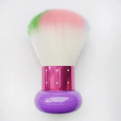 Hot Sale Foundation Brush Professional Pink Nail Art Cleaning Dust Brush for Manicure Pedicure Nail Art Tool Brush