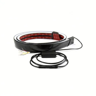 120cm Tail Light Universal DC 12V Car LED Third Brake Light bar Spoiler Multi Modes Led Strip Parking Warning Bumper Brake Lamp