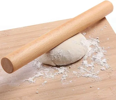 Wooden Rolling Pin Professional Dough Roller Natural Beech Wood Used for Baking Pizza Pasta Biscuits Home Kitchen Utensils