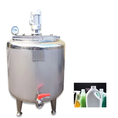 Customized Three-layer Thermal Insulation Electric Heating Liquid Stirrer New Pressure Vessel Storage Tank Juice Huatai Brand 1