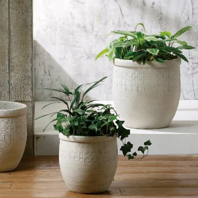 Creative Bonsai Pots Handmade Home Garden Decor Ceramic Plant Pots Cheap Cement Concrete Flower Pots