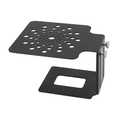 Coffee Machine Scale Rack Stainless Steel Height Adjustable Leakage Design Coffee Electronic Weighing Rack for Home Bar Black