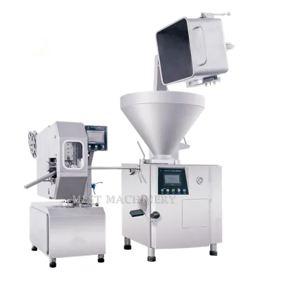 Commercial Vacuum Sausage Filler With Double Clipper With Low Price