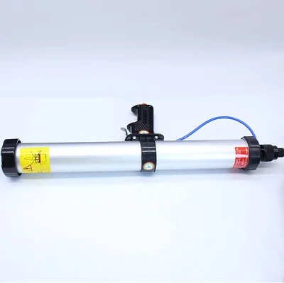 600Ml Sausage Pneumatic Caulking Gun, 15 Inches Silicone Sealant Gun Air Rubber Gun Caulk Applicator Tool