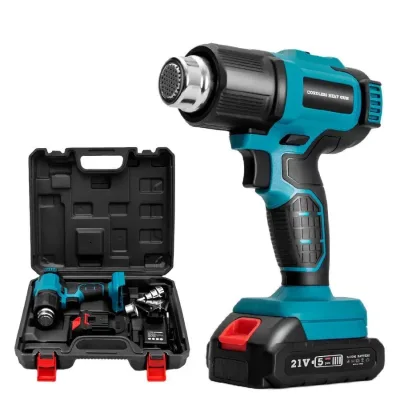 Lithium Battery-powered Hot air Gun, Rechargeable Plastic Welding Gun, High-power Portable Heat Shrink Film Torch