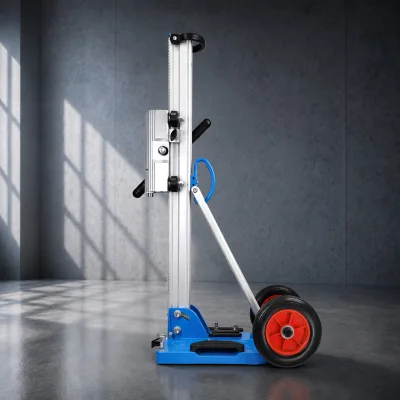 DS250 Manual Feed Core Drill Stand 252mm Drilling Capacity Equipment for Professional Construction Contractors