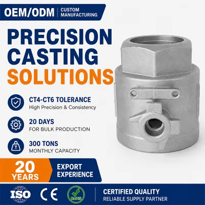 Custom Metal Casting ISO9001:2015/IATF16949 Certified Investment Casting Services for Auto/Medical Devices-OEM/ODM Accepted