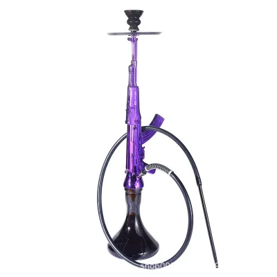 High Quality Portable Lacquer Glass Ak47 Arabic Hookah Set with Eco-Friendly Design Wholesale