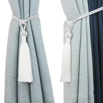 Factory Wholesale Home Accessories Curtains Ties Backrests Tassel Ties Multi-color Polyester Fiber Curtain Ties