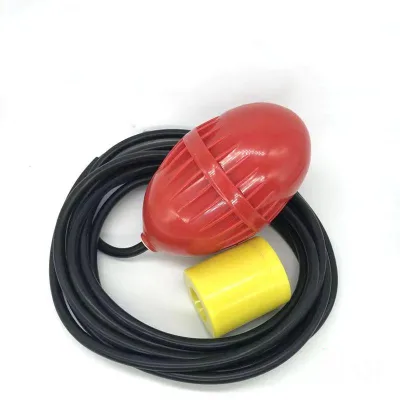 Automatic Water Pump Controller with Cable Type Float Ball Switch Plastic Flat Ball Level Switch for Water Tower or Tank
